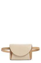 Marni Law Colorblock Convertible Belt Bag - Beige