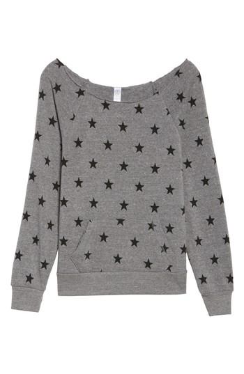 Women's Alternative Maniac Camo Fleece Sweatshirt - Grey
