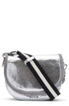 Frances Valentine Mini Ellen Metallic Leather Crossbody Bag - Metallic