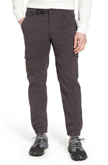 Men's Prana Zion Water Repellent Stretch Jogger Pants - Black