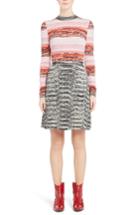 Women's Missoni Mixed Pattern Wool Blend Dress Us / 38 It - Red