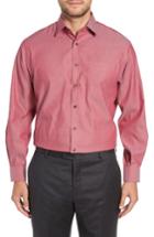 Men's Nordstrom Men's Shop Classic Fit Non-iron Solid Dress Shirt .5 - 34 - Red