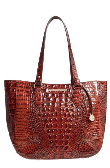Brahmin Melbourne - Medium Lena Leather Tote - Brown