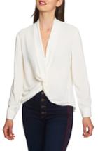 Women's 1.state Twist Front Blouse, Size - White