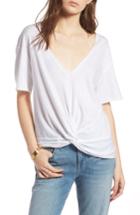 Women's Treasure & Bond Twist Detail Tee - White