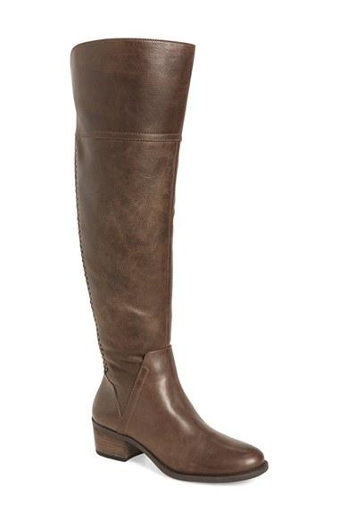 Women's Vince Camuto Bendra Over The Knee Split Shaft Boot Wide Calf M - Grey