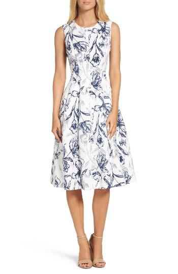 Women's Eliza J Fit & Flare Dress - Ivory