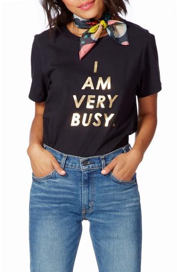Women's Ban. Do I Am Very Busy Classic Tee - Black