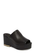 Women's Donna Karan New York Sade Wedge Platform Mule M - Black