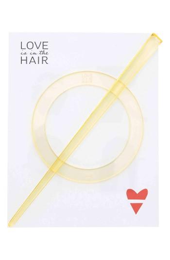 Love Is In The Hair Hoop Set, Size - Yellow