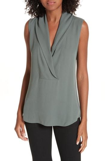 Women's Theory Silk Shell - Grey