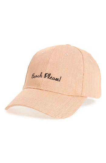 Women's Bp. Beach Please Adjustable Ball Cap - Pink