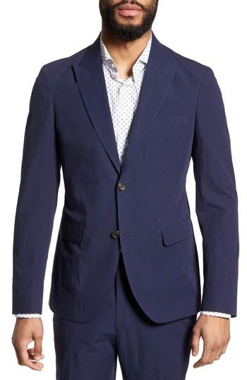 Men's Strong Suit Volante Seersucker Suit Jacket S - Blue