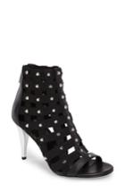 Women's Michael Michael Kors Sherry Open Toe Bootie .5 M - Black