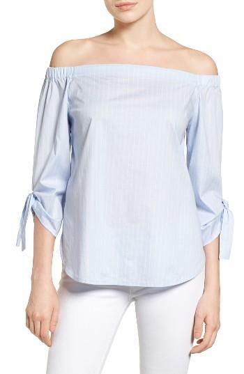 Women's Halogen Tie Sleeve Off The Shoulder Top