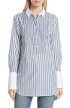 Women's Equipment Arlette Tuxedo Cotton Blouse - White