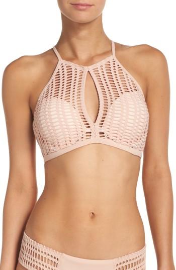Women's Robin Piccone Sophia Underwire Bikini Top - Pink