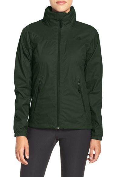Women's The North Face 'resolve Plus' Waterproof Jacket - Green