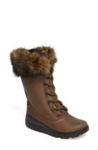 Women's Ecco Noyce Siberia Hydromax Water Resistant Winter Boot With Faux Fur Trim -7.5us / 38eu - Brown