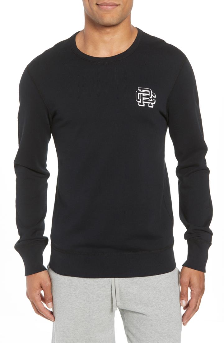 Men's Reigning Champ Lightweight Classic Fit Sweatshirt - Black