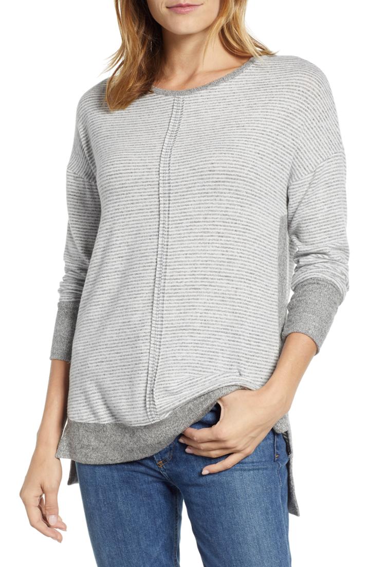 Women's Gibson Cozy Tunic, Size - Grey