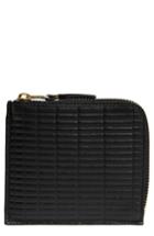 Men's Comme Des Garcons Brick Line Wallet - Black