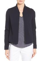 Women's Nordstrom Collection Wool Blend Knit Bomber Jacket