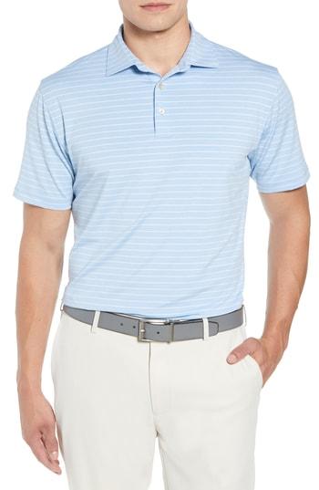 Men's Peter Millar Halifax Stripe Stretch Jersey Polo