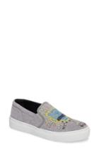 Women's Kenzo K Skate Embroidered Slip-on Sneaker .5us / 38eu - Grey