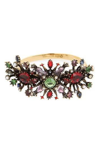 Women's Alexander Mcqueen Jeweled Cuff Bracelet