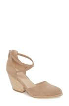 Women's Eileen Fisher Tilda Stacked Heel Pump .5 M - Brown