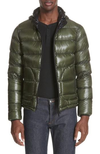 Men's Herno Lightweight Reversible Down Jacket Eu - Green