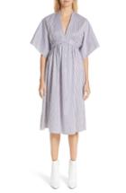 Women's Adam Lippes Stripe Cotton Jacquard Dress