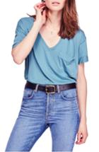 Women's Free People Ronnie Tee - Blue