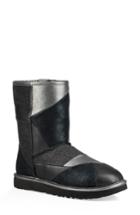 Women's Ugg Classic Glitter Patchwork Bootie M - Black