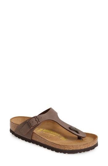 Women's Birkenstock 'gizeh' Birko-flor Thong Sandal -8.5us / 39eu D - Brown