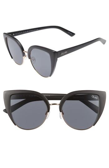 Women's Quay Australia X Missguided Oh My Dayz 53mm Sunglasses - Black/ Smoke