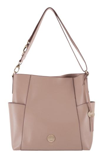 Lodis Los Angeles Rodeo Under Lock & Key - Jessie Rfid Leather Bucket Bag - Beige