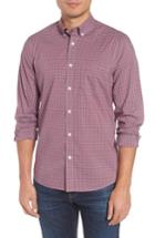 Men's Nordstrom Men's Shop Tech-smart Trim Fit Check Sport Shirt - Red