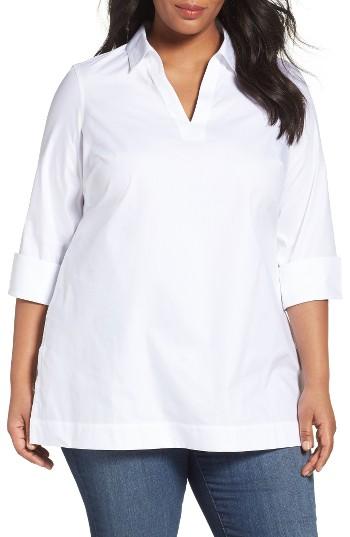 Women's Foxcroft Nora Non-iron Cotton Tunic