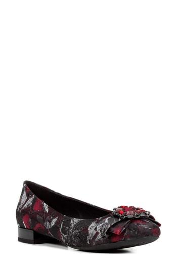 Women's Geox Wistrey Embellished Flat Us / 35eu - Red