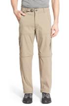 Men's Prana 'zion' Convertible Cargo Hiking Pants X 32 - Beige