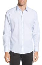 Men's Zachary Prell Aggrey Regular Fit Sport Shirt, Size - Blue