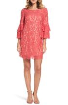 Women's Eliza J Lace Bell Sleeve Dress - Red