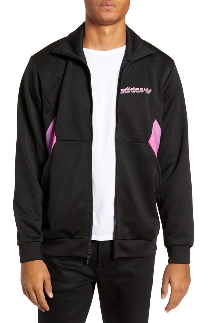 Men's Adidas Originals Degrade Track Jacket - Black