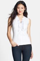 Women's Nic+zoe Ruffled Top - White