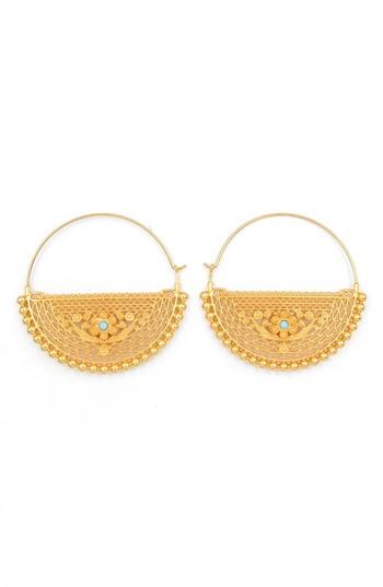Women's Asa Kaftans Filigree Hoop Earrings