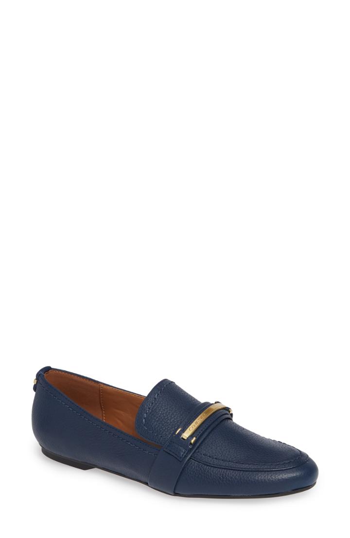 Women's Calvin Klein Orianna Loafer .5 M - Blue