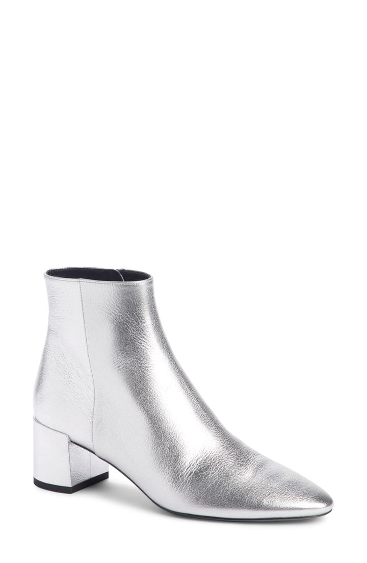 Women's Saint Laurent Loulou Bootie .5us / 35.5eu - Metallic