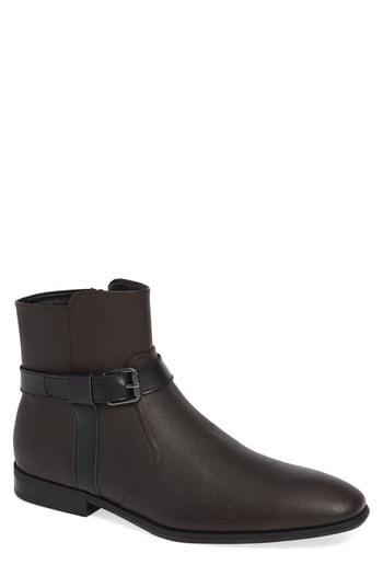 Men's Calvin Klein Louis Zip Boot M - Brown